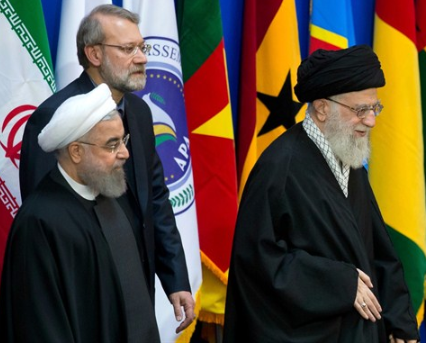 Rouhani Larijani Khameini